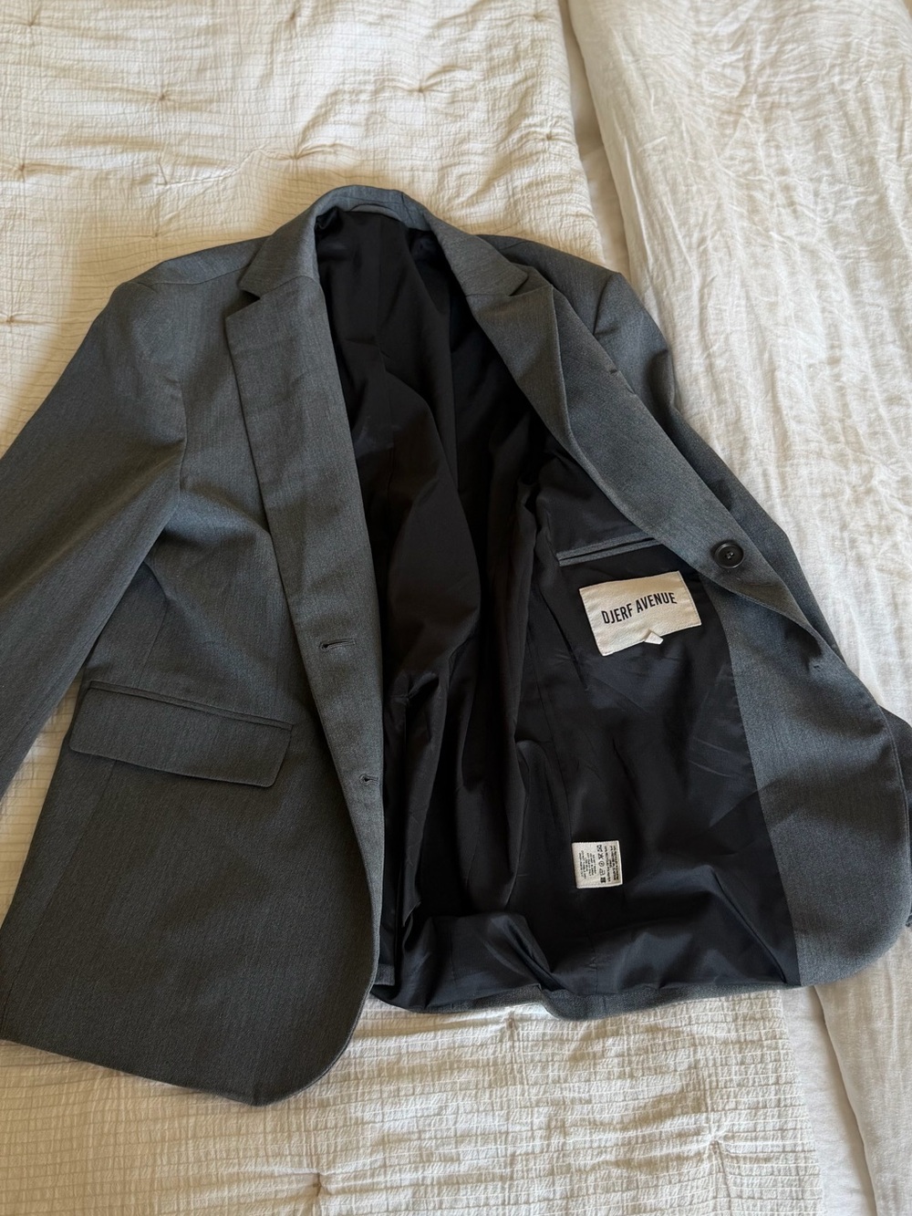 Classic Gray Womens Blazer - Picture 2 of 3